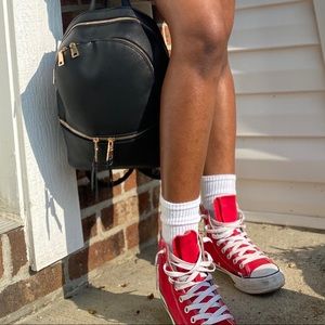 Red Chuck Taylors/converses
